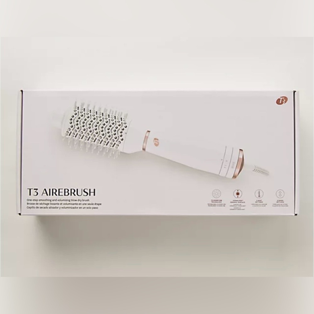 T3 Airebrush White and Rose Gold NIB